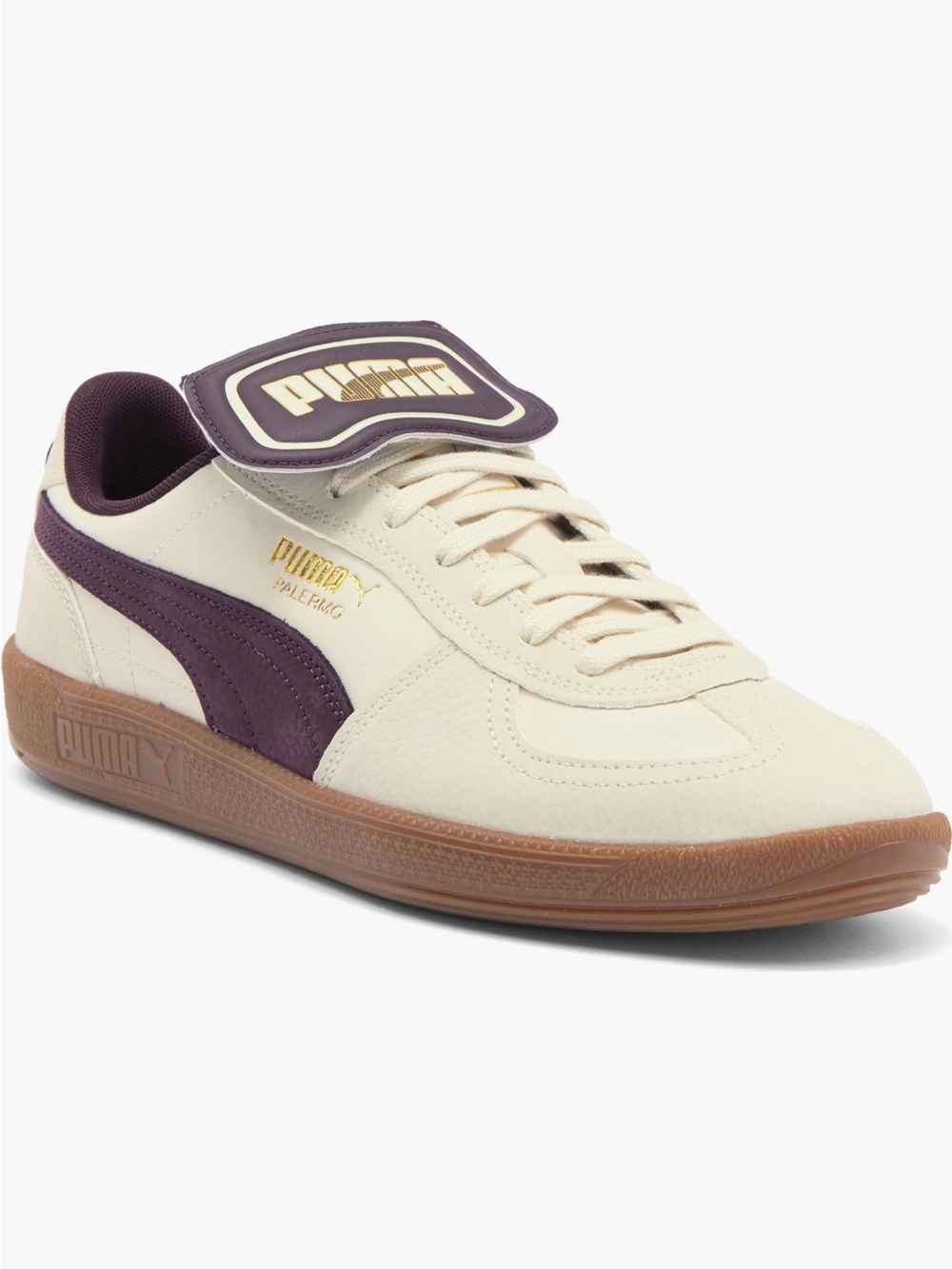 Puma Palermo Premium Shoes Alpine Snow Midnight Plum Mens 8 Womens 9.5 NIB New!